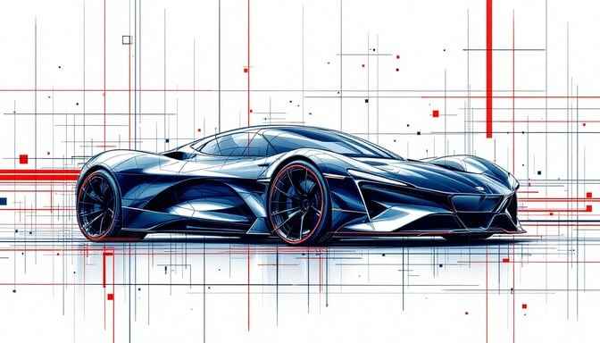 Futuristic Concept Car