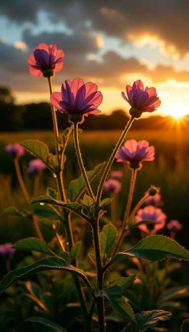Backlit Wildflower Glow Backlit Wildflower Glow