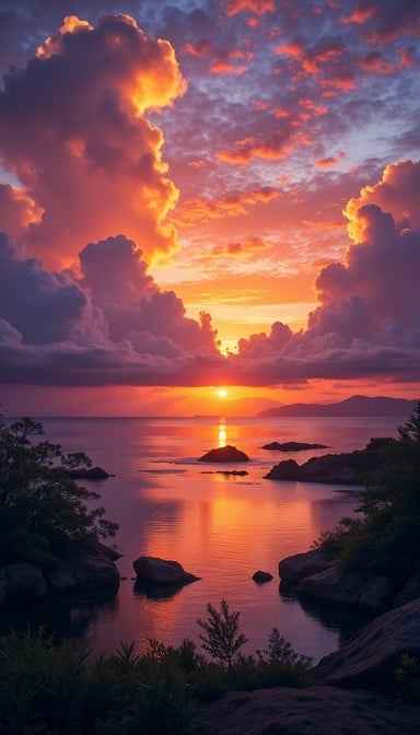 Fiery Horizon Reflection Fiery Horizon Reflection