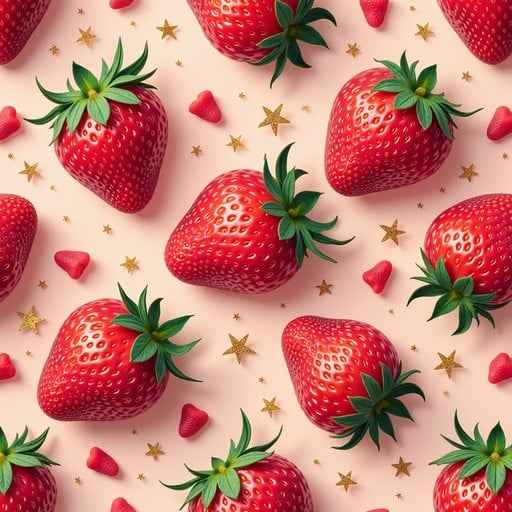 Luscious Strawberry Pattern Luscious Strawberry Pattern