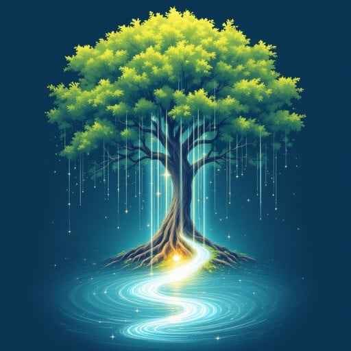 Mystical Tree Glows