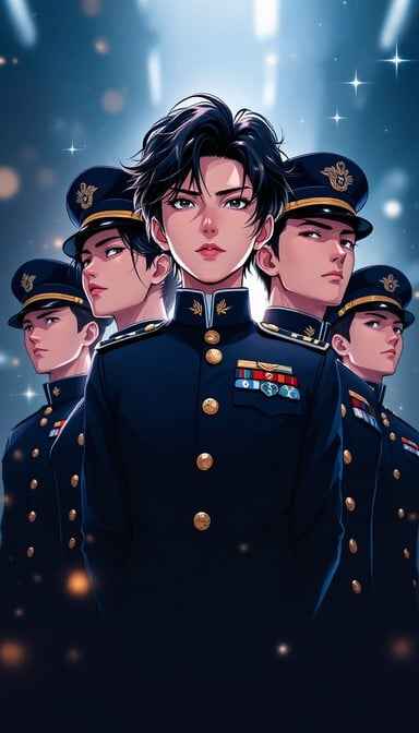 Military Anime Officers Military Anime Officers