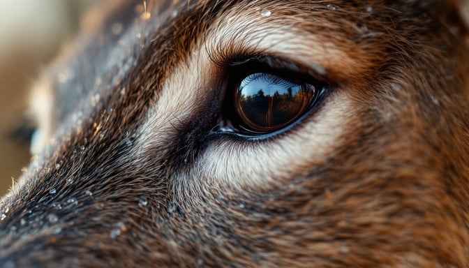 Deer Eye Close-up