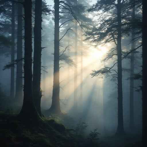 Misty Forest Light