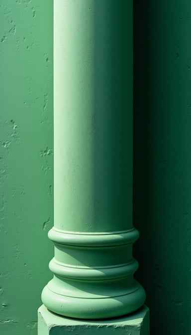 Elegant Green Column