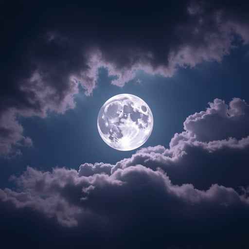 Moonlight Through Clouds
