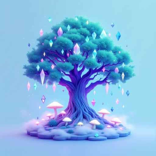 Magical Crystal Tree Magical Crystal Tree