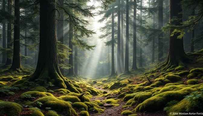 Mystical Mossy Forest