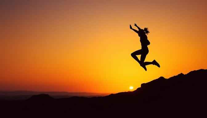 Freedom at Sunset
