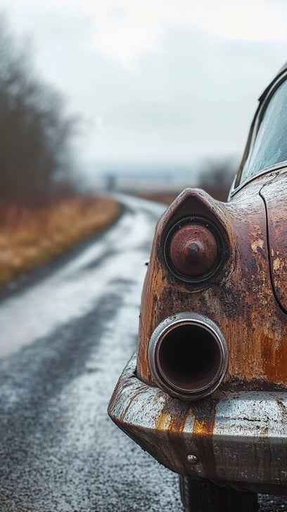 Rusty Vintage Car