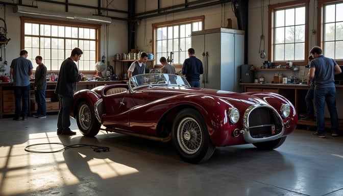 Classic Red Roadster Classic Red Roadster