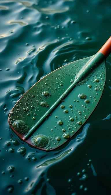 Droplet-Adorned Paddle