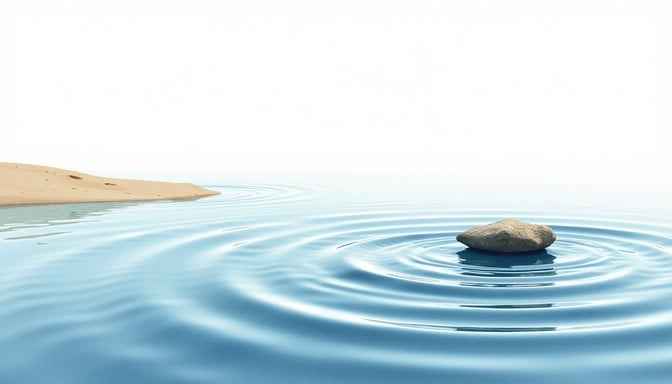 Ripples in Blue