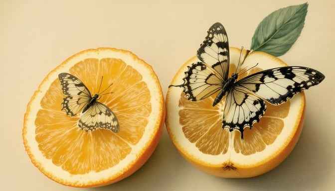 Butterfly Citrus Harmony