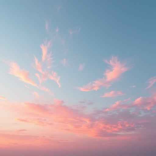 Dreamlike Pink Sky