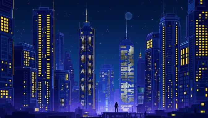 Cyberpunk Pixel Metropolis