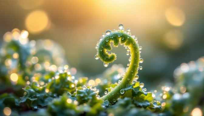 Dewdrop Fern Spiral Dewdrop Fern Spiral