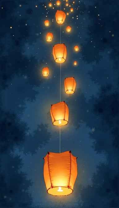 Ascending Amber Lanterns Ascending Amber Lanterns