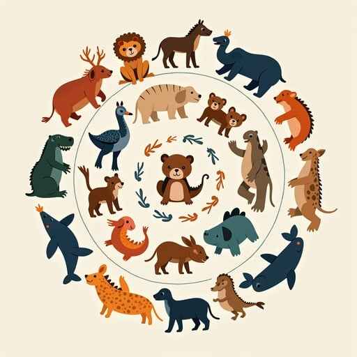 Harmonious Creature Mandala Harmonious Creature Mandala