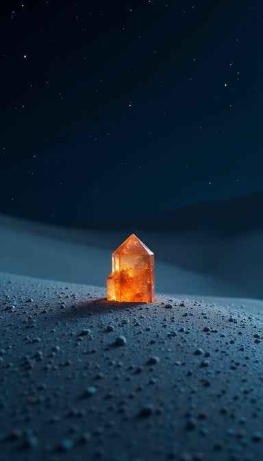 Glowing Desert Crystal Glowing Desert Crystal