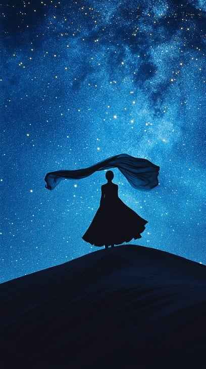 Starry Night Silhouette
