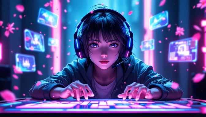 Neon Gamer Dreams