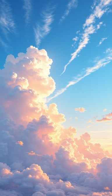 Billowing Pastel Clouds Billowing Pastel Clouds