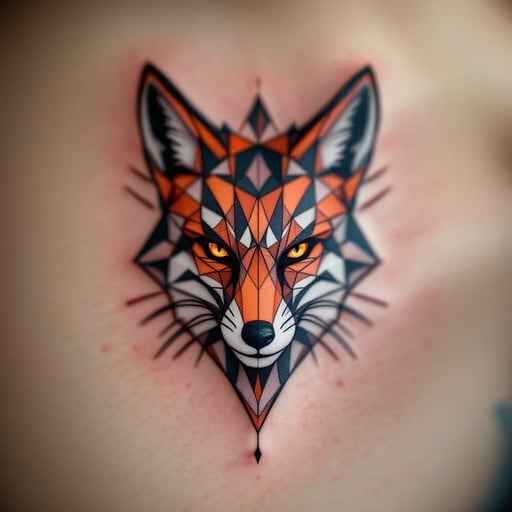 Geometric Fox Art Geometric Fox Art