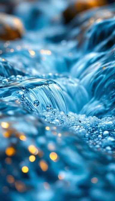 Cascading Azure Waters