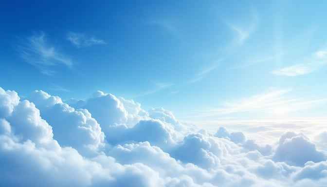 Heavenly Azure Clouds Heavenly Azure Clouds