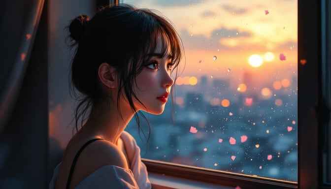 Rainy Window Contemplation