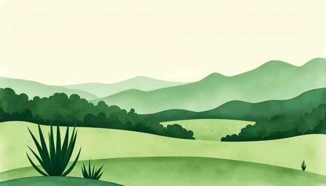 Serene Green Landscape Serene Green Landscape