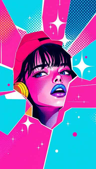 Neon Pop Portrait