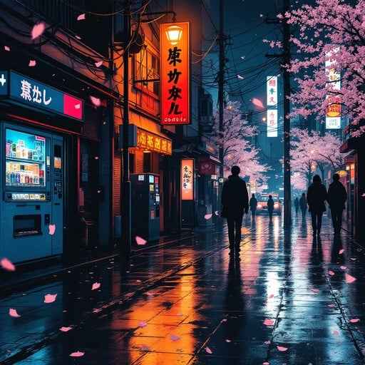 Rainy Tokyo Night Rainy Tokyo Night