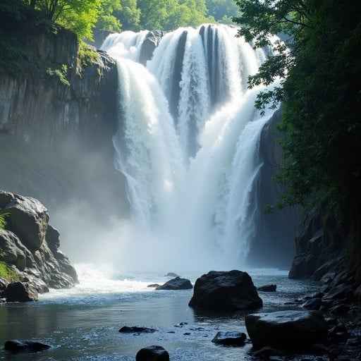 Thundering Misty Falls Thundering Misty Falls