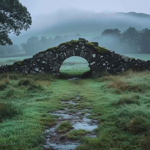 Misty Stone Bridge