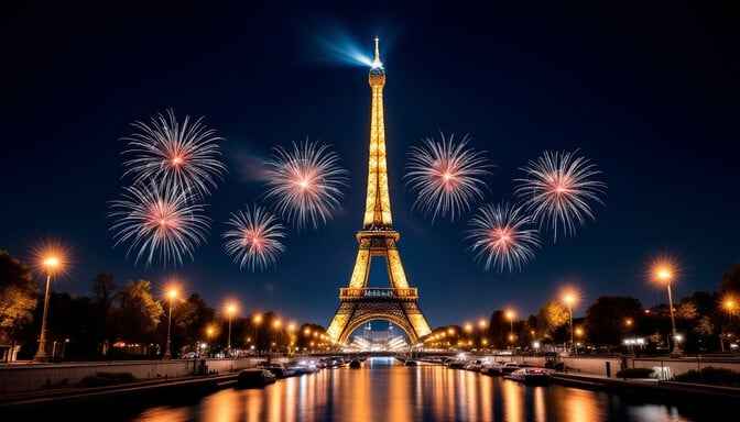 Paris Celebrates Night