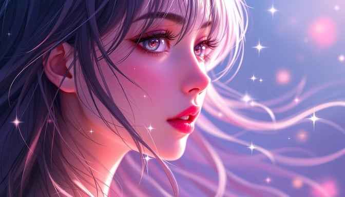 Ethereal Anime Portrait Ethereal Anime Portrait