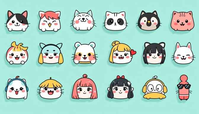 Kawaii Animal Icons
