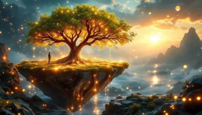 Magical Floating Island