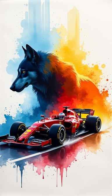 Racing Wolf Spirit
