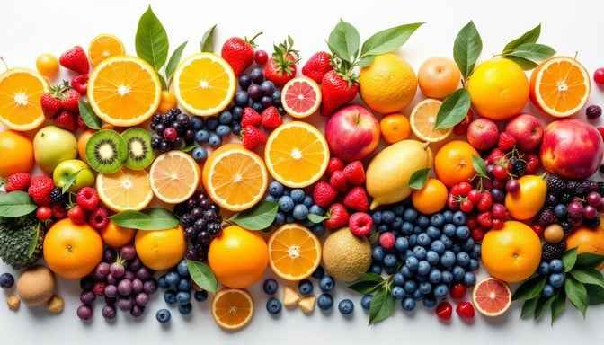 Colorful Fruit Rainbow