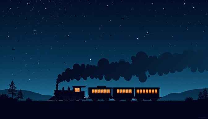 Starlit Steam Locomotive Starlit Steam Locomotive