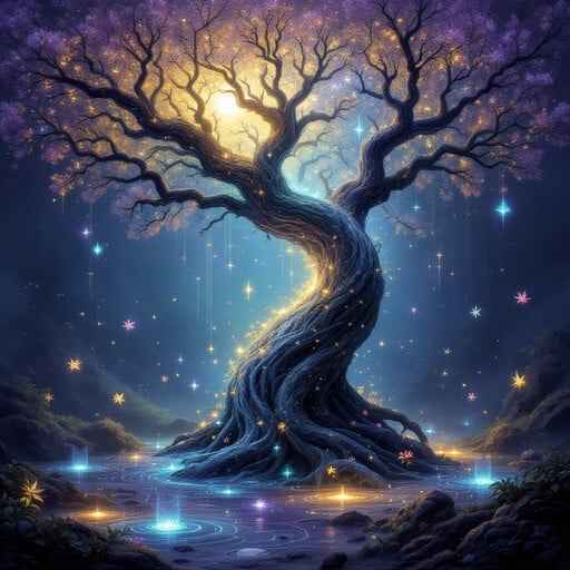 Mystical Tree Glows