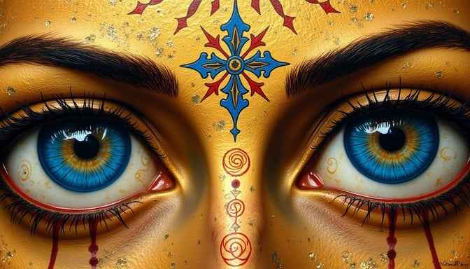 Mystical Golden Gaze Mystical Golden Gaze