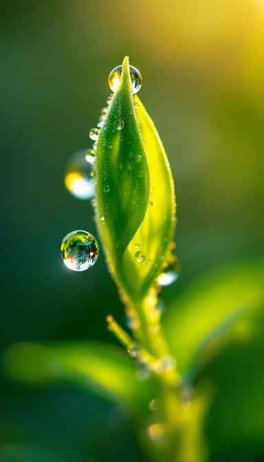 Dewdrops Meet Light