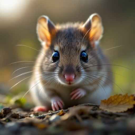 Curious Mouse Portrait