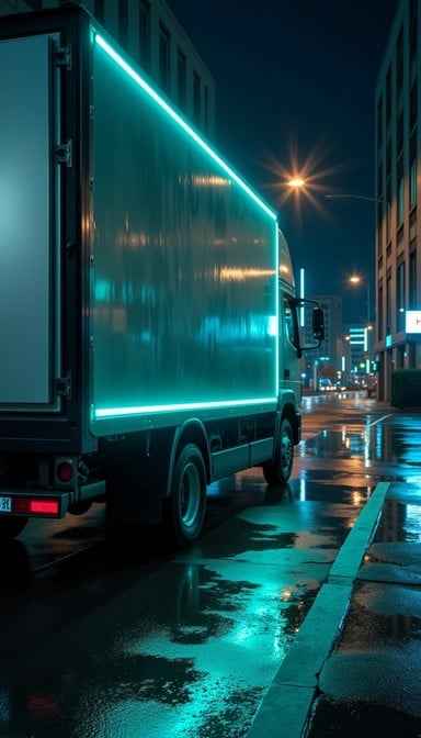 Cyberpunk Truck Glow