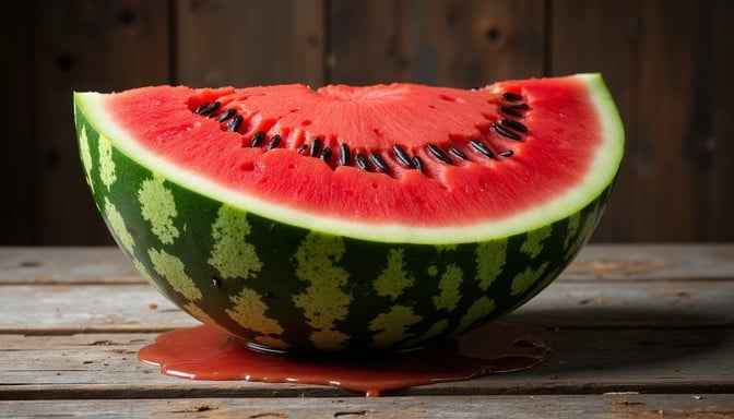 Fresh juicy watermelon