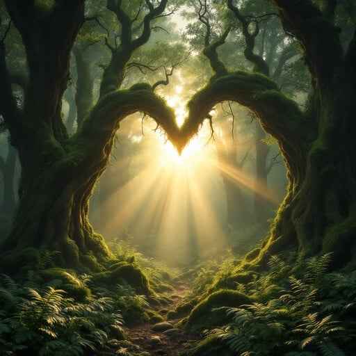 Nature's Heart Glows